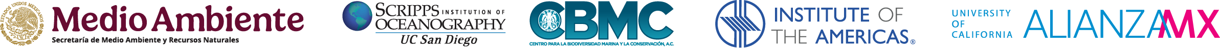 Medio Ambiente, Scripps Institution of Oceanography, CBMC, Institute of the Americas y Alianza MX de la Universidad de California
